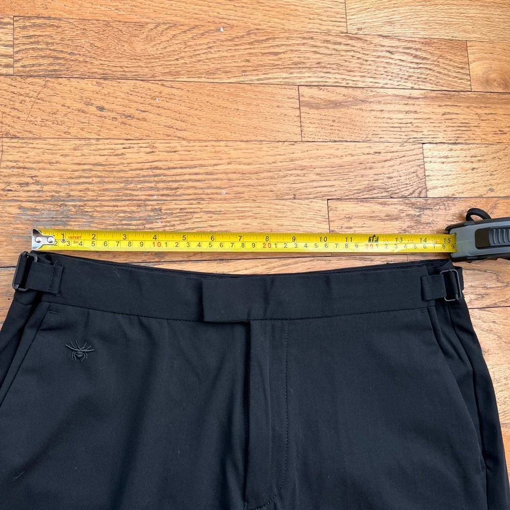Spider cotton blend black Pants adjustable waist Waist sz 30-32